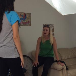 Louisa Faye On Set for Webseries The Chronicles 2015