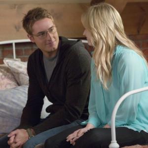 Still of Mamie Gummer Jack Rowand and Justin Hartley in Emily Owens MD 2012