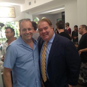 Executive producer and writer Kurt Weichert is on the set of Smothered by Mothers with actor Jim OHeir