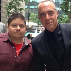 Steven Ramirez and Titus Welliver at the Transformers 4 premiere