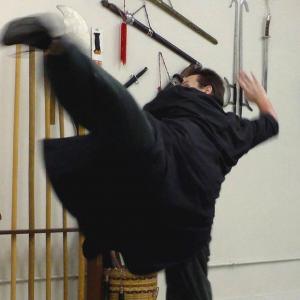 Michael Dawson demonstrates a traditional form from the 18 Law Horn Sholin Lohan style of kungfu 2014