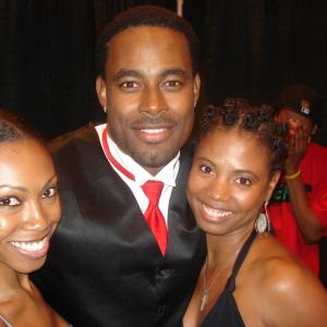 Me  Keena Ferguson wLamon Rucker after our performance at the National Black Theatre Festival