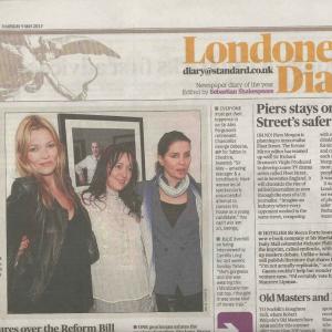Exhibition Sir Hubert von Herkomer Arts Foundation with Kate Moss and Sadie Frost