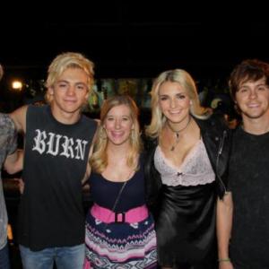 Stefani June with recording artists R5 2014