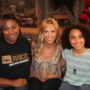 My mom and I with Sheryl Crow on set for Electric Jukebox