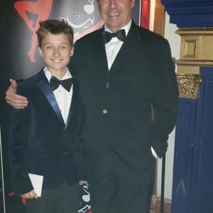 Cameron and Scott Kufske hosting the November 15 2015 fundraising event at the Rialto Theatre in Montreal