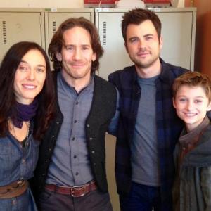 Cameron and Severn Neil and Matt Last day on the set of Helix
