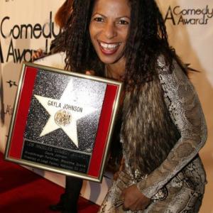 Gayla Johnson receives LA COMEDY AWARD for Best Breakthrough Performer Showtime Special 2012