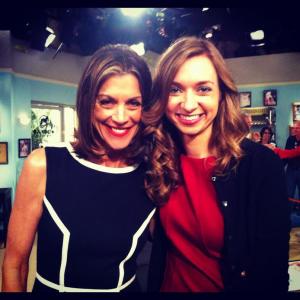shooting Hot in Cleveland with Wendie Malick