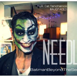 Pavle Mara in NEEDLES character makeup by Cat Tanchanco