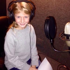 Voice over time again... She loves the sound booth