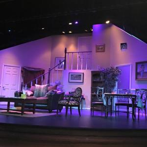Set of stage play Three Times A Lady