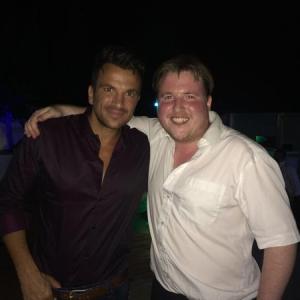 Paul Manners and Peter Andre
