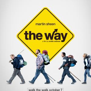 Emilio Estevez, Martin Sheen, Deborah Kara Unger and Yorick van Wageningen in The Way (2010)