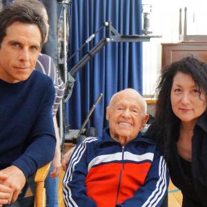 right to left Charlene Rooney with fatherinlaw Mickey Rooney and Ben Stiller