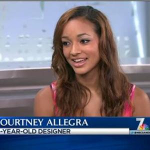 Courtney Allegra on NBC7 San Diego