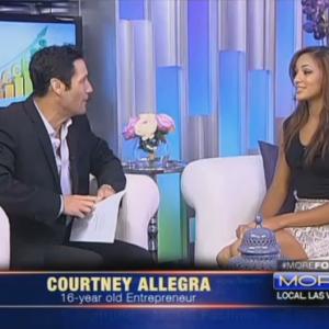 Courtney Allegra on FOX5 Las Vegas