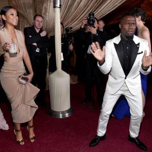 Kevin Hart and Torrei Hart at event of The Oscars (2015)