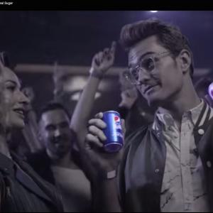 Production still from Pepsi-It's Back, national campaign.