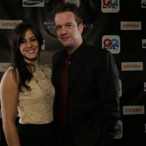 Kirstie Munoz and Michael Spellman at the Mobile Excellence awards