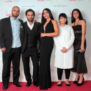 shawn Alli with DirectorActor Hussain Ahmed and Actresss Zarina Lodin Mashal Choudhry and Zarmina Lodin at the Premiere of In Dangerous Minds in Georia