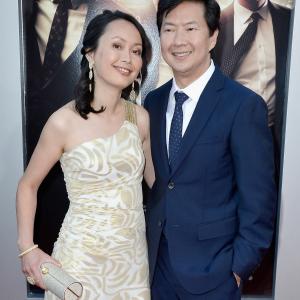 Tran Jeong L and actor Ken Jeong attend the premiere of Warner Bros Pictures Hangover Part 3 at Westwood Village Theater on May 20 2013 in Westwood California
