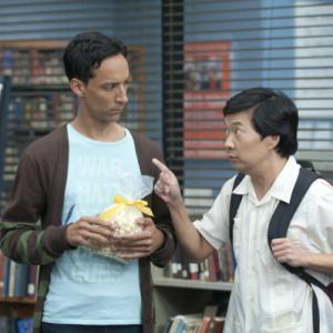 Still of Ken Jeong and Danny Pudi in Community (2009)