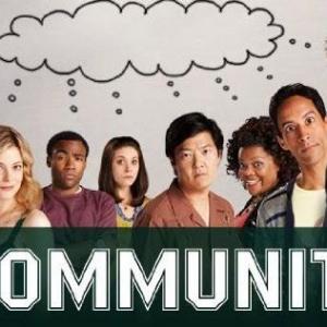 Chevy Chase Ken Jeong Joel McHale Yvette Nicole Brown Alison Brie Gillian Jacobs Danny Pudi and Donald Glover in Community 2009