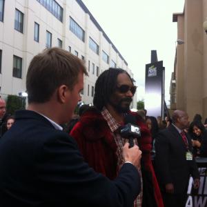 Interviewing Snoop Lion for the 2012 MTV Movie Awards