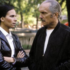 Still of Robert Duvall and Luciana Pedraza in Assassination Tango (2002)