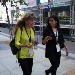 Govindini Murty interviewing Twilight director Catherine Hardwicke LA Film Festival June 2012