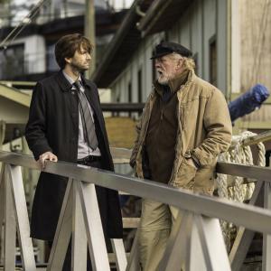 Still of Nick Nolte and David Tennant in Gracepoint 2014