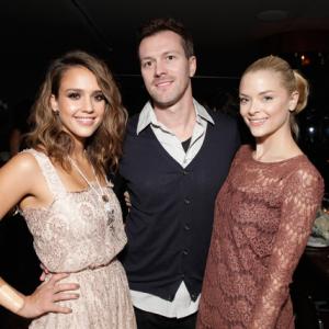 Jessica Alba Kyle Newman and Jaime King attend the Swarovski Elements Holiday Dinner for Baby2Baby