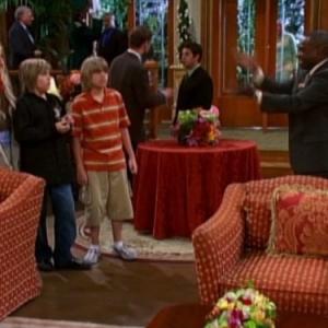 Still of Phill Lewis, Cole Sprouse, Dylan Sprouse and Ashley Tisdale in The Suite Life of Zack and Cody (2005)