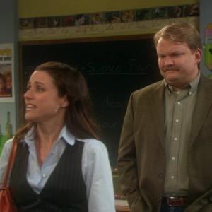 Still of Julia LouisDreyfus and Andy Richter in The New Adventures of Old Christine 2006