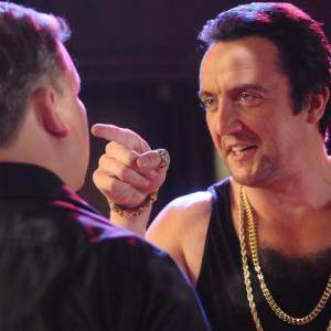 Still of Andy Richter and Peter Serafinowicz in Running Wilde 2010