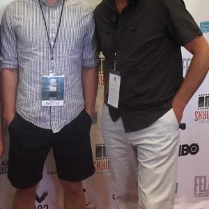 Bryson with Director Luc Campeau at the Skyway Film Festival June 2015