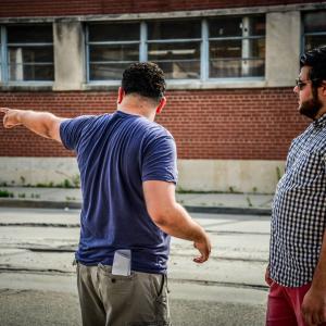 Film Director Raul Colon on set of the movie The Purge Anarchy Chicago  Short Film Competition Location Chicago il