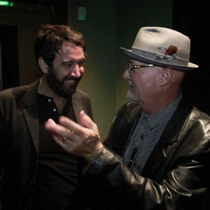 Shevy Shovlin with Awardwinning photographer journalist and author Mr Bonzai aka David Goggin in San Francisco California USA