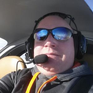 Me piloting aircraft 2015