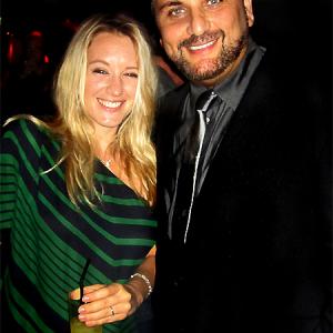 French screen star Ludivine Sagnier with Mem at CHINAWHITE'S : After Party of THE DEVIL'S DOUBLE : London
