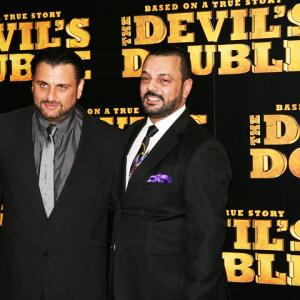 Mem Ferda with Latif Yahia at the UK PREMIERE of THE DEVIL'S DOUBLE (2011) August 1st , London