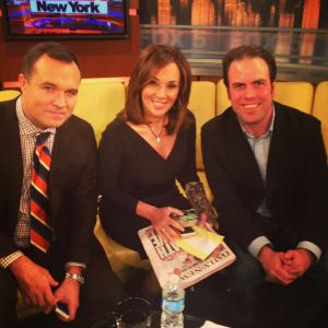 Rick Eberle with Rosana Scotto and Greg Kelly from Fox 5 TV Good Day NY