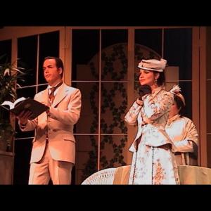 Francie Michas as Gwendolen Fairfax in The Importance of Being Earnest