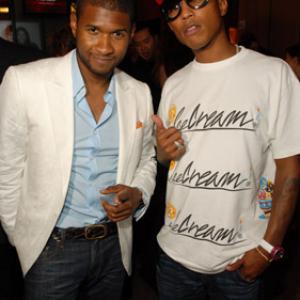 Usher Raymond and Pharrell Williams