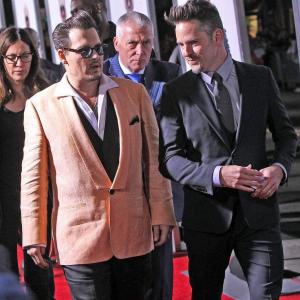 Red carpet life rolling with the homie Johnny depp