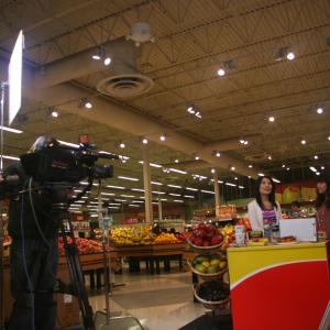 Fiona Fu is filming for OMNI TV Weekly mini Series Gourmet Segments 2011