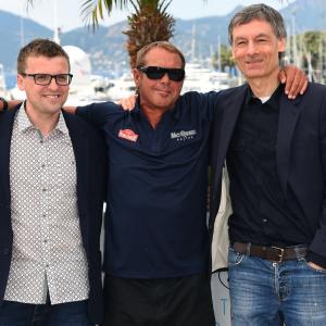 Chad McQueen Gabriel Clarke and John McKenna at event of Steve McQueen The Man amp Le Mans 2015