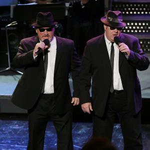 Dan Aykroyd and James Belushi at event of Saturday Night Live 40th Anniversary Special 2015