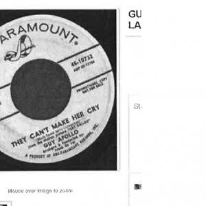 ABC Paramount ReleaseThey Cant Make Her Cry 1965